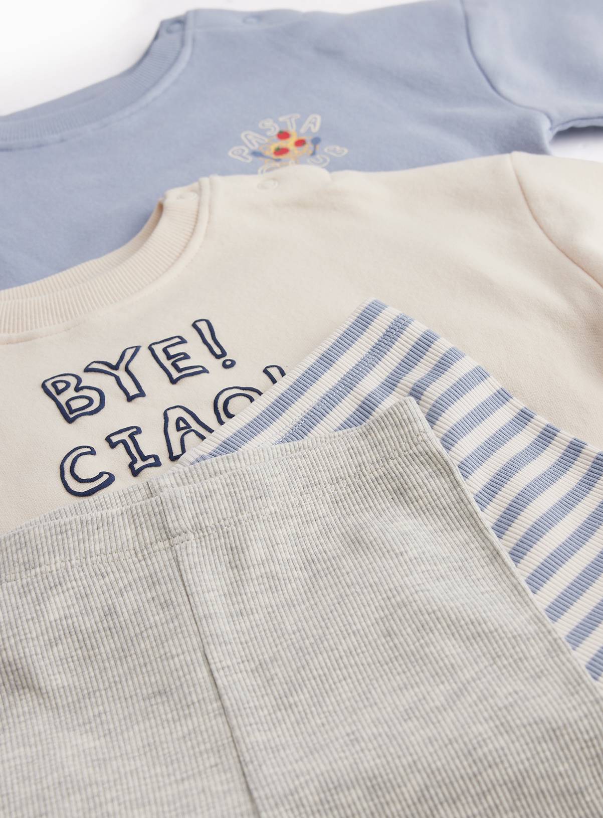 Mediterranean Print Sweat Sets 2 Pack 6-9 months - Image 3